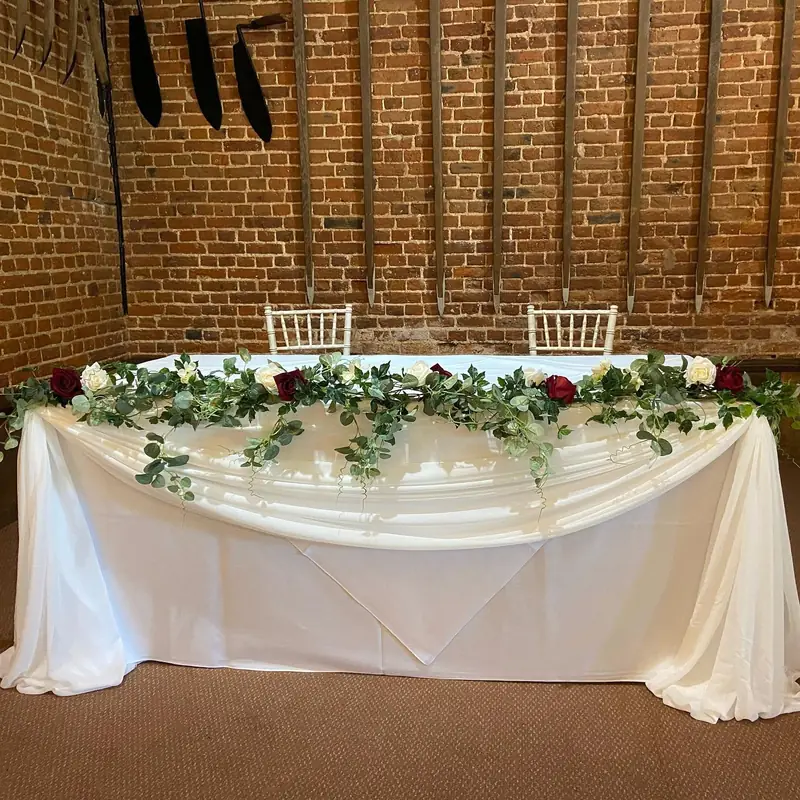 Greenery table decor